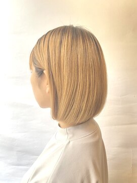 フェイバー 警固店(FAVOR) ハイトーン丸みボブ/パーソナルカラー診断/縮毛矯正/オージュア