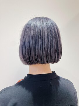 エレノア 梅田店(Eleanor) ラベンダーグレージュ×ボブ