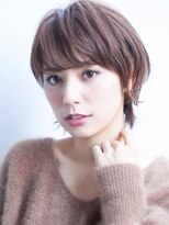 無垢(muku)&nbsp;大人可愛い小顔美髪ツヤ感前下がりショートボブ丸みショートA5