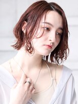 クラッチ 天王寺(CLUTCH)&nbsp;大人可愛い小顔美髪ツヤ髪ピンクラベンダー前髪なしショートA2