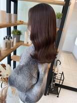 ジーナ セントラル銀座(Zina)&nbsp;ツヤ感カラー＊くびれヘア＊レッドブラウン【ZinaCENTRAL】