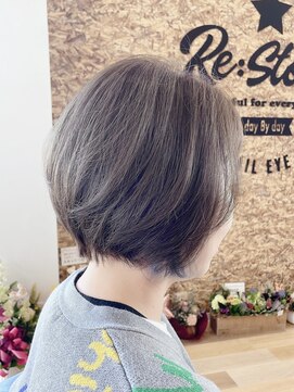 リーストア(Re:Store) ショートボブ×インナーブルー