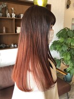 アルベレットオブヘア (arBellet of hair)&nbsp;ロングヘア×オレンジ