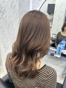 ドットモーダ  町田店(dot. mooda) 【艶カラー×顔周りカット】韓国/韓国ヘア/町田/町田駅/学割