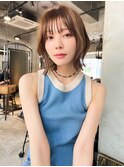 【ROJITHA原宿表参道】外はねボブ×ベージュカラー