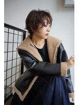 スミス 秋葉原(Smith)&nbsp;ショートパーマ/大人ショート/２０代３０代/ダークアッシュ