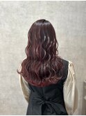 うる艶ロングウェーブ×髪質改善ケアカラー 