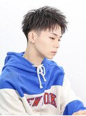 爽やかスパイキー【短髪ショート】2ブロック刈り上げ