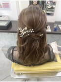 20代/30代/belle/ハーフアップ
