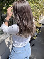 フー(hu)&nbsp;ソフトべージュ透明感アッシュカラー