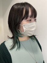 キラーナセンダイ(KiRANA SENDAI)&nbsp;インナーのミントグリーンが香るマッシュウルフ