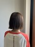 カット＋髪と頭皮をケアする白髪染め(炭酸クレンジング付き)