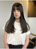 大人美人グレージュカラーヘルシースタイルふんわりカール小顔