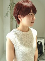 ファブ(fab.) カシスレッドXマッシュショート