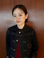 カシ 中目黒(CASI)&nbsp;センターバングで大人っぽく外ハネボブ