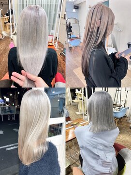 アンメリーアン(Ann merry ann) 20代30代大人美人小顔ブリーチなし韓国ヘアアッシュブラック