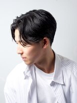 アルファ 新宿(alpha)&nbsp;サーフカール/ 刈り上げセンターパート/ブルーブラック[新宿駅]