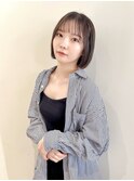 ナチュラルストレートボブ