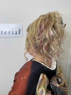 ヘアスタジオ マテリアル(hair studio Material) #プルエクステ#髪質改善#カラー#ヘアセット