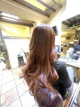 アックスピュア(axe pure) 冬のオレンジ×ピンクカラー