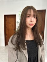 オーリーエトワ 御器所(oorry.etwa)&nbsp;【OORRY.etwa】ブリーチなしダブルカラーミルクティーベージュ