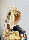 【ポニーテール】成人式/卒業式/結婚式/ヘアセット/アレンジ
