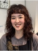 レイヤーパーマ/くせ毛風パーマ/ハードパーマ/くるくるパーマ