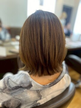 ヴァンカウンシル 清須店(VANCOUNCIL) 首元すっきり◎上品くびれボブ/外ハネ/ボブ/ブリーチ