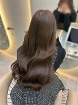 ハローバイシー 仙台(Hello by Sea)&nbsp;ベージュブラウン×韓国くびれヘア[夏/レイヤー/グレージュ]仙台