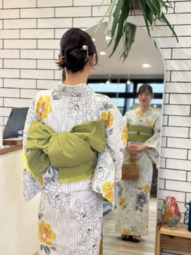 シフト(SHEEFT) 和風シニヨン 浴衣着物ヘア イベント お呼ばれ こなれヘア