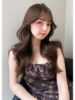 ボタン テンジン(VOTAN tenjin)&nbsp;【votan_はまひ】オリーブベージュ/ロングヘア/レイヤー/韓国