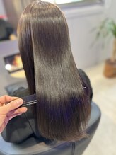 ブルー(Blue) 髪質改善トリートメント×オリーブグレージュ【hair&spa Blue】