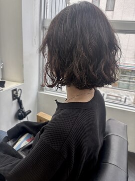 リジョイスヘア(REJOICE hair) 【REJOICE hair】ボブ、ウェーブパーマ　mido