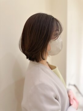 シーループユナイテッドアトリエ(C-LOOP UNITED ATELIER) 大人レイヤーボブ/ストレート/朝が楽/髪質改善カラー