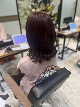 ケンジ 南林間(KENJE) 艶髪×レイヤー×ピンクブラウン【南林間】