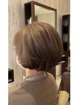 ヘアメイク アリエス 岩切店(HAIR MAKE aries)&nbsp;ナチュラルグレイヘアボブ
