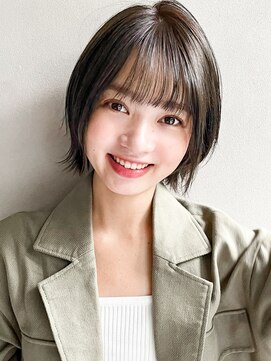 リヤン 表参道(lyann) イメチェンアンブレラカラーナチュラルカール艶感結べるボブ