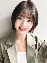 リヤン 表参道(lyann) イメチェンアンブレラカラーナチュラルカール艶感結べるボブ