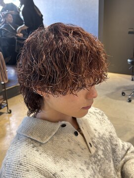 ボンドストーリールミエール(Bond Story lumiere) シャドウパーマツイストスパイラルパーマラウンドマッシュ眉毛