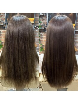 スット 渋谷(slut)の写真/年齢によるくせ毛・パサつく髪がツヤツヤに若返る、今までにない髪のエイジングケアを得意としています。