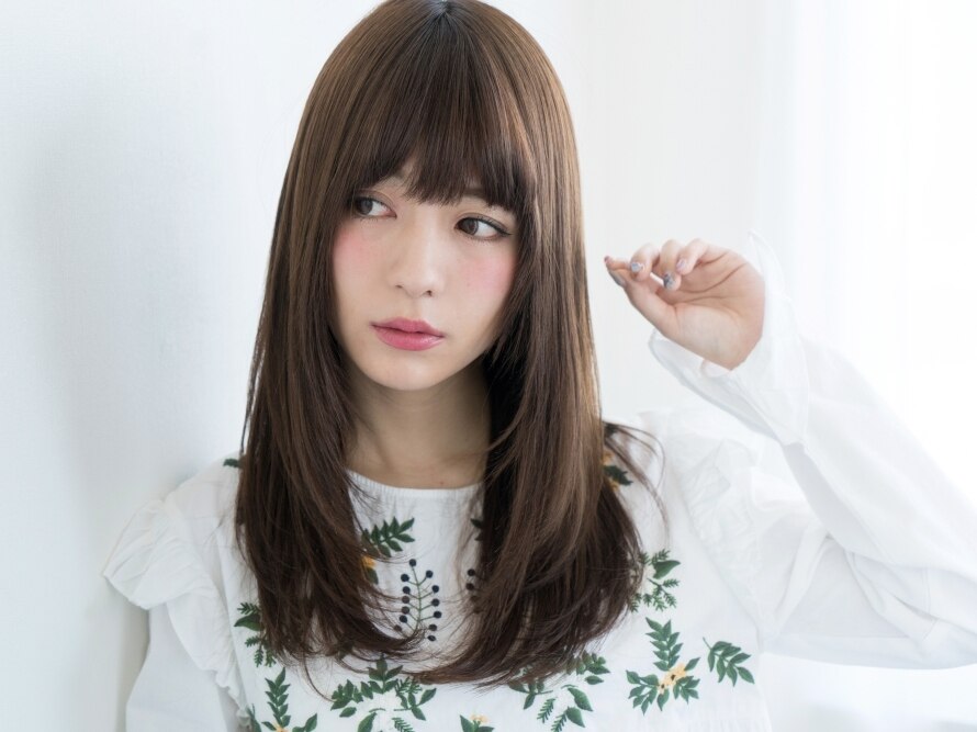 【アミノ酸ヘアケアTr付】炭酸泉☆ナチュラル縮毛矯正＋カット ￥9,700