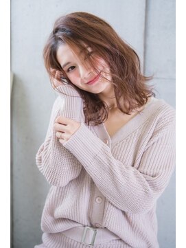 ネオリーブ コパン 鶴見店(Neolive copain) ゆるめパーマで抜け感ミディアム neolivecopain