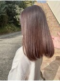 大人可愛いミルクティーグラデーション_ダブルカラー20代30代