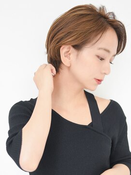 エアー 銀座(air) ★岡田有加★20代30代コンマヘアキレイ見えショート【首長効果】