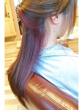 ナインオクロック 前潟店(9o'clock) 絶対に可愛いインナーカラー ～pink ver～