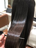 フレーム へアアンドトリートメント 天王寺北口店(FRAME)&nbsp;[Frame 天王寺北口店] 艶カラー透け感ダークグレージュ