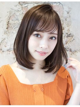 アフロート ルヴア(AFLOAT RUVUA) 【艶チョコレートブラウン×レイヤーボブ】