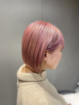 ディオ アンド ルーチェ(Dio&Luce) ピンクベージュ・ボブヘア