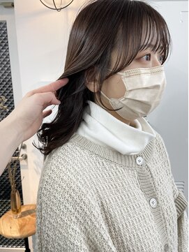 イコ 表参道原宿(ico) 顔まわり 後れ毛 小顔 イルミナカラー