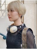ショートカット/ショートボブ/ブロンド
